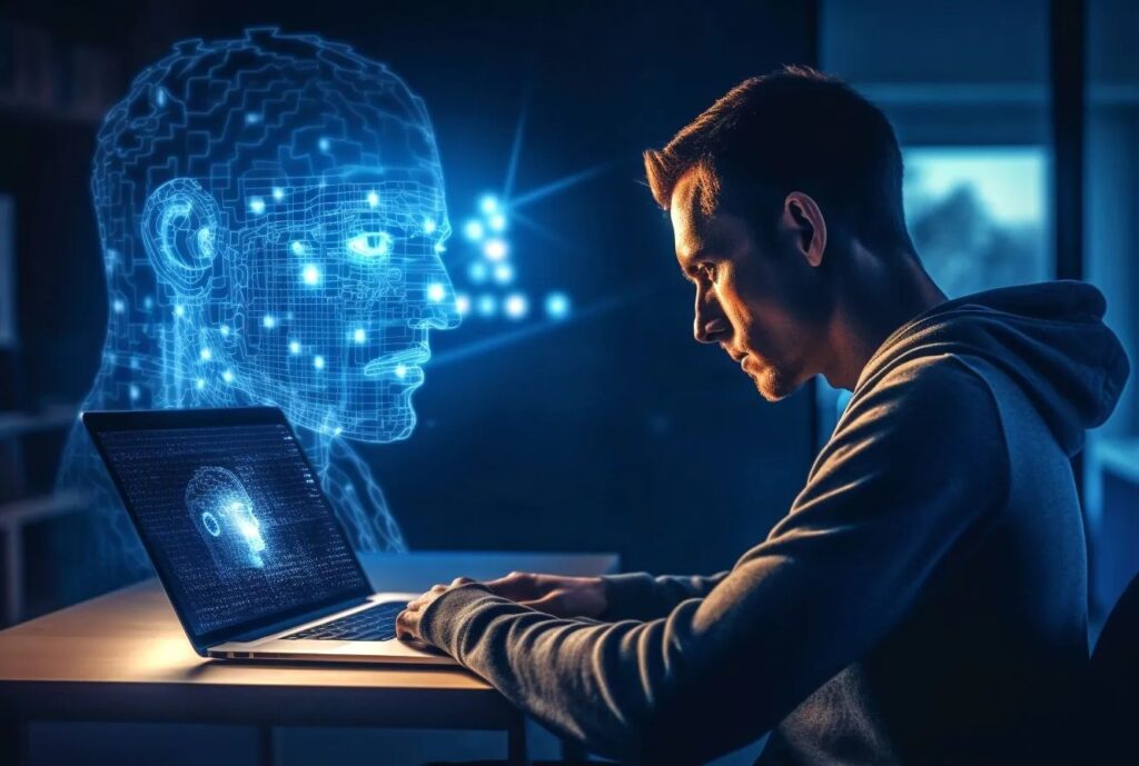 Students learning AI at TheCoreSystems in Chandigarh