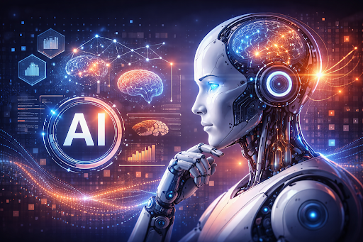 Students learning AI algorithms during the Artificial Intelligence Course in Chandigarh at TheCoreSystems